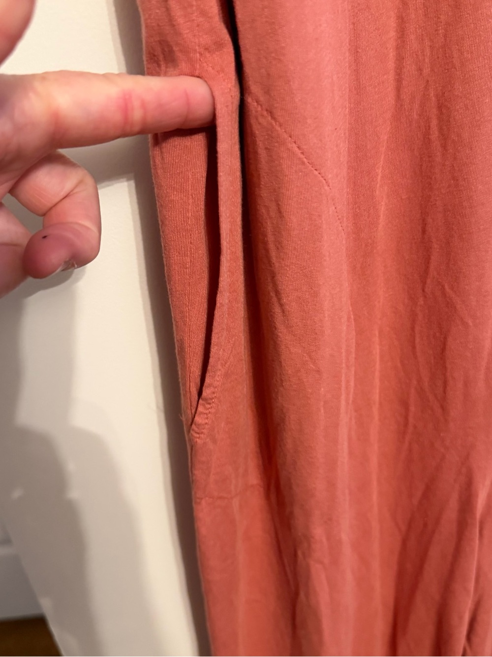 Brooklinen Sleeveless Wide-Leg Jumpsuit in Rust - Picture 5 of 10